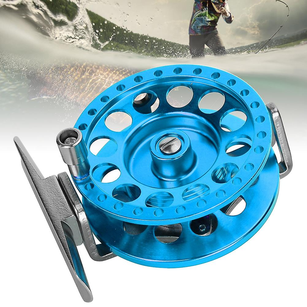 Front Ice Fishing Wheel Fly Full Metal With Unloading Force Reelblue Left Hand