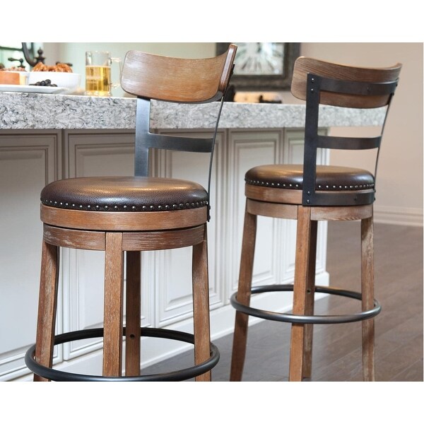 Signature Design by Ashley Pinnadel Swivel Pub Height Barstool