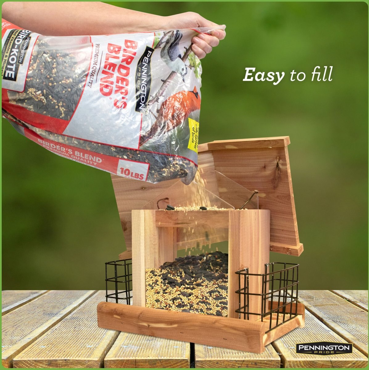 Pennington Cedar Chalet Bird Feeder