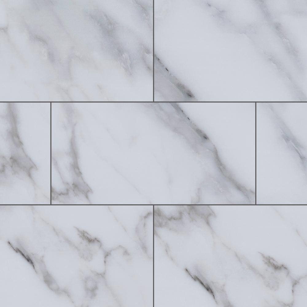 Lifeproof Anna Maria Marble 12 MIL x 12 in. W x 24 in. L Click Lock Waterproof Vinyl Tile Flooring (23.8 sqftcase) I867308L