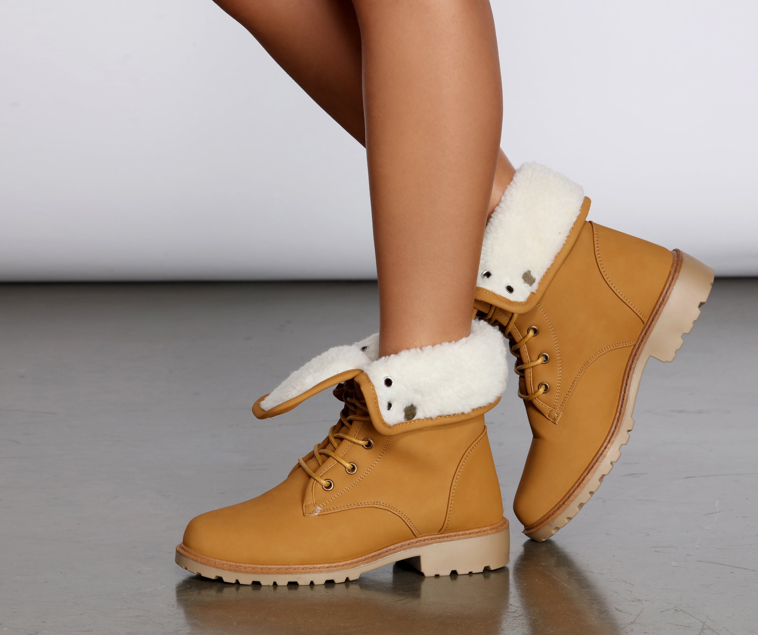 Sherpa Lined Combat Boots