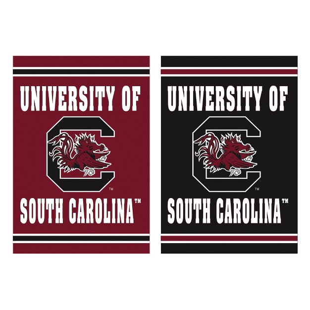 Embossed Suede Flag Gdn Size University Of South Carolina