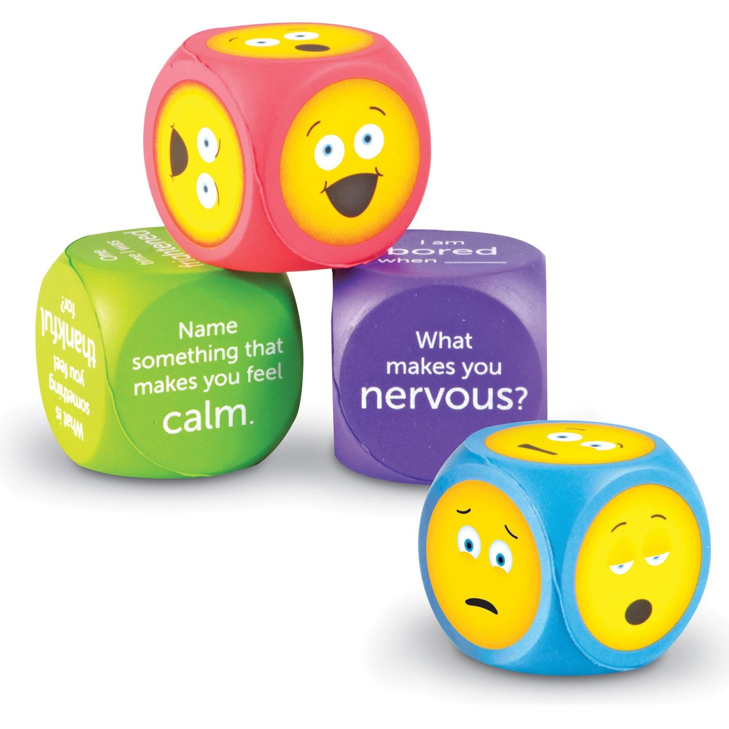 Soft Foam Emoji Cubes by Learning Resources LRNLER7289