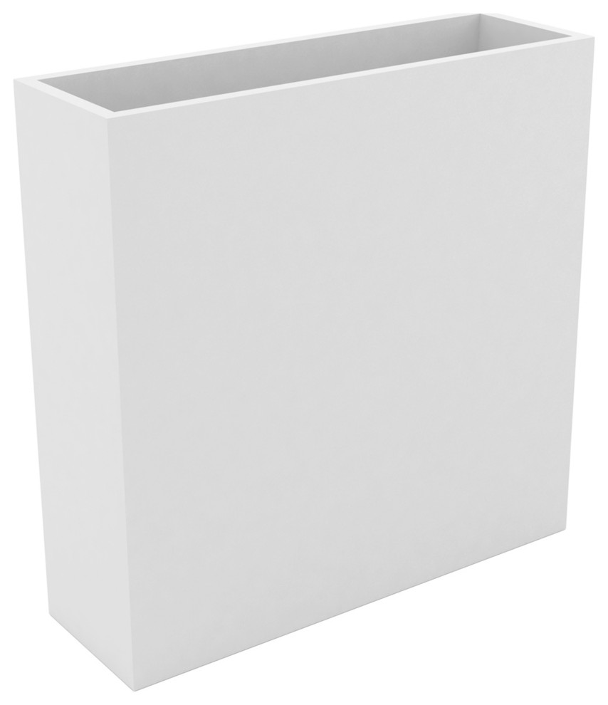 Wall Planter 11.75 quotx47.25 quotx31.5 quotBasic White   Transitional   Outdoor Pots And Planters   by Vondom  Houzz