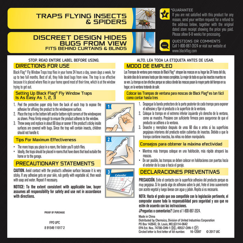 FLY WINDOW TRAP 4PK BF