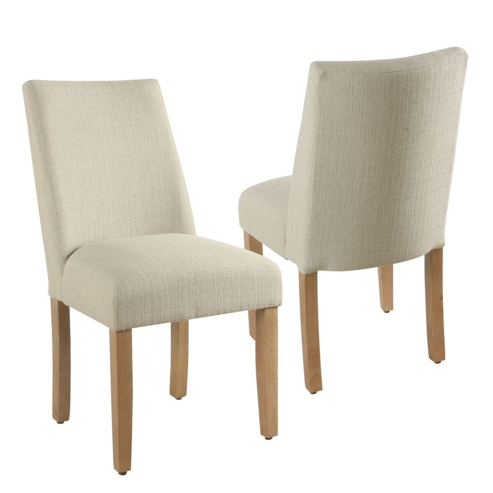 The Gray Barn Dragonfly Curved Back Stain resistant Textured Linen Single Dining Chair