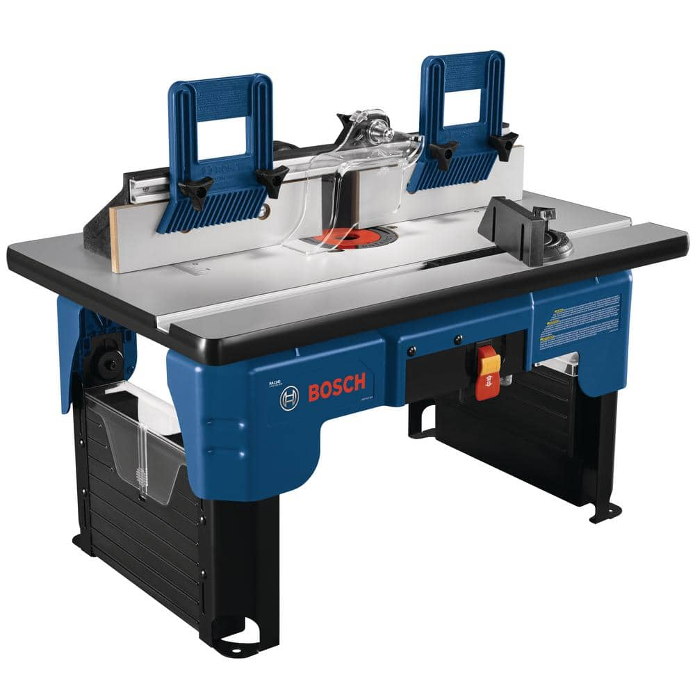 Bosch 26 in. x 16.5 in. Laminated MDF Top Portable Jobsite Router Table with 2-1/2 in. Vacuum Hose Port RA1141