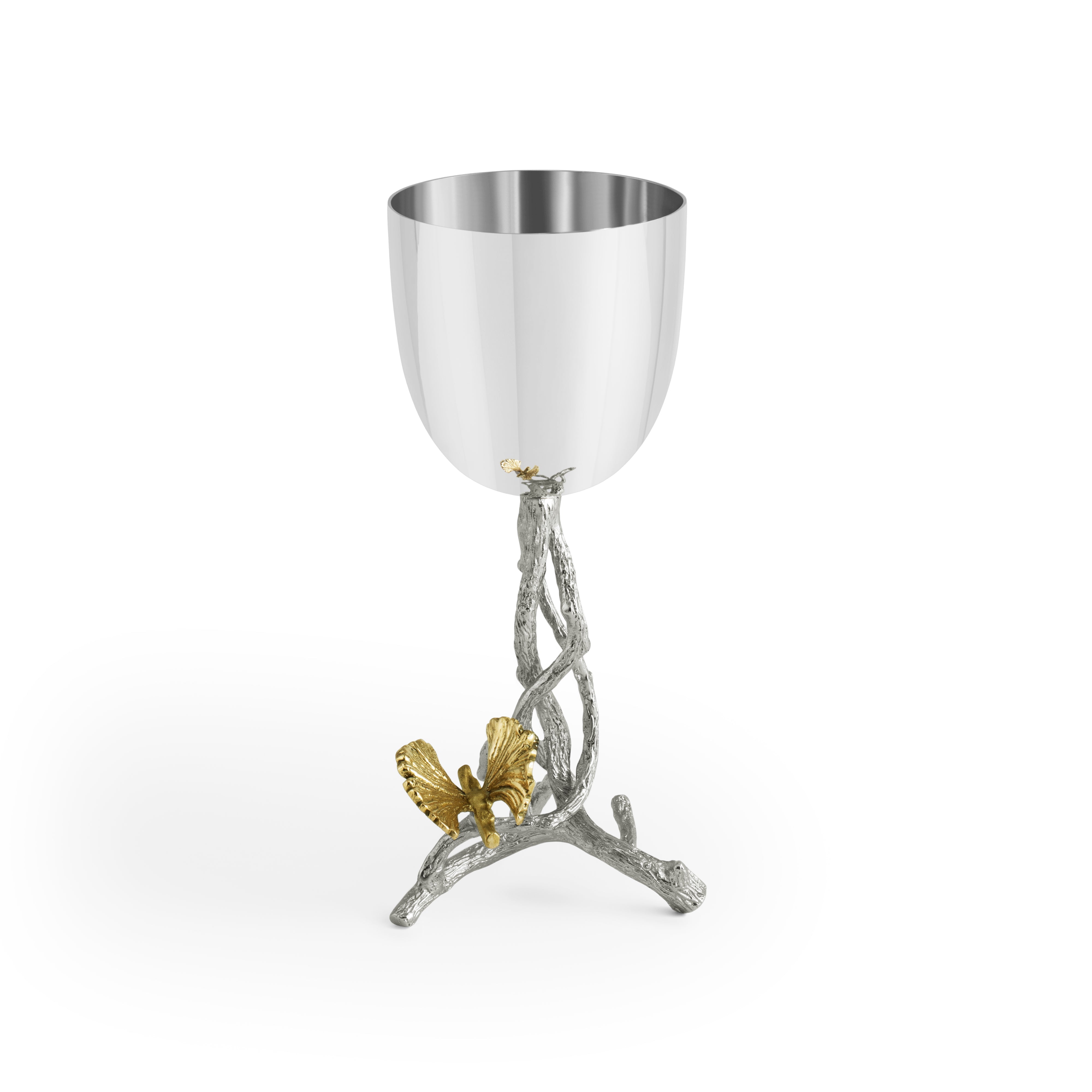 Butterfly Ginkgo Luxe Kiddush Cup