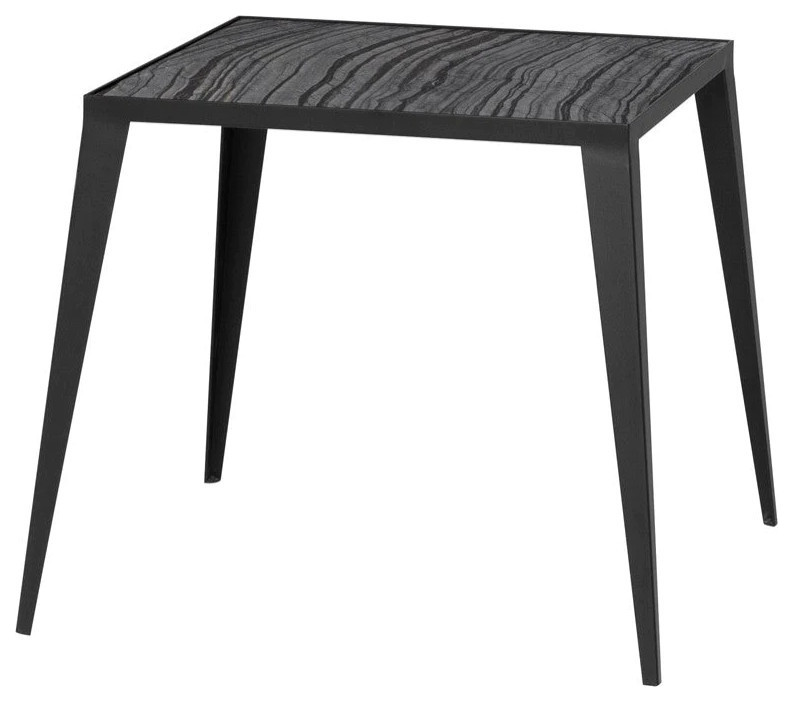 Ines Black Wood Side Table   Transitional   Side Tables And End Tables   by V.S.D Furniture  Houzz