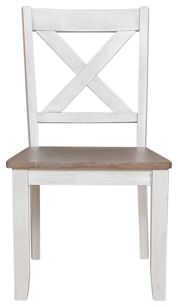 Lihensky X Back Side Chair  White   Modern   Armchairs And Accent Chairs   by Modon  Houzz