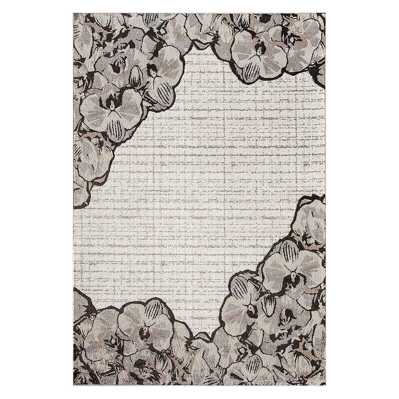 Elizabeth Sutton Vincenzo Modern Floral Area Rug