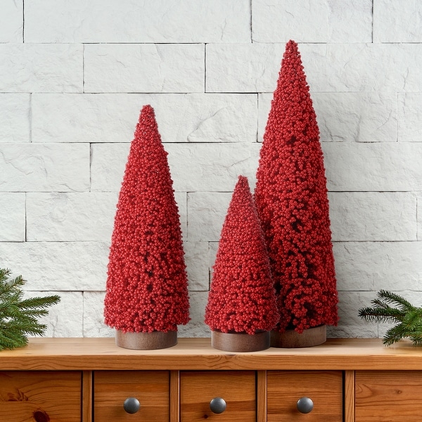 815 Mini Country Berry Tree Set of 3