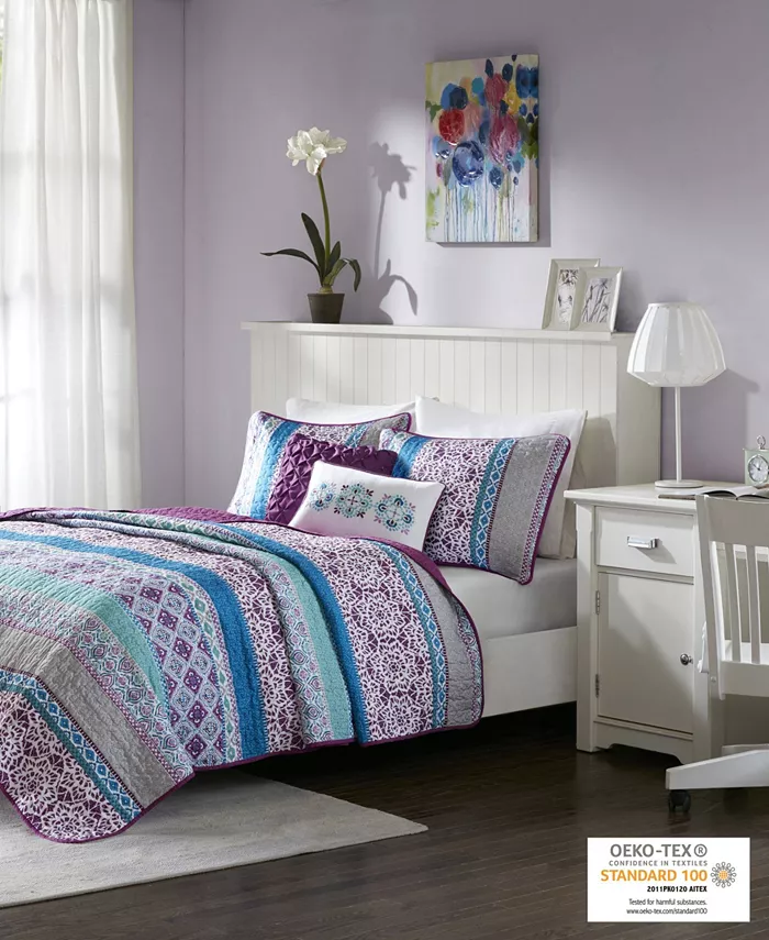 Intelligent Design Joni 4-Pc. Quilt Set， Twin Twin XL