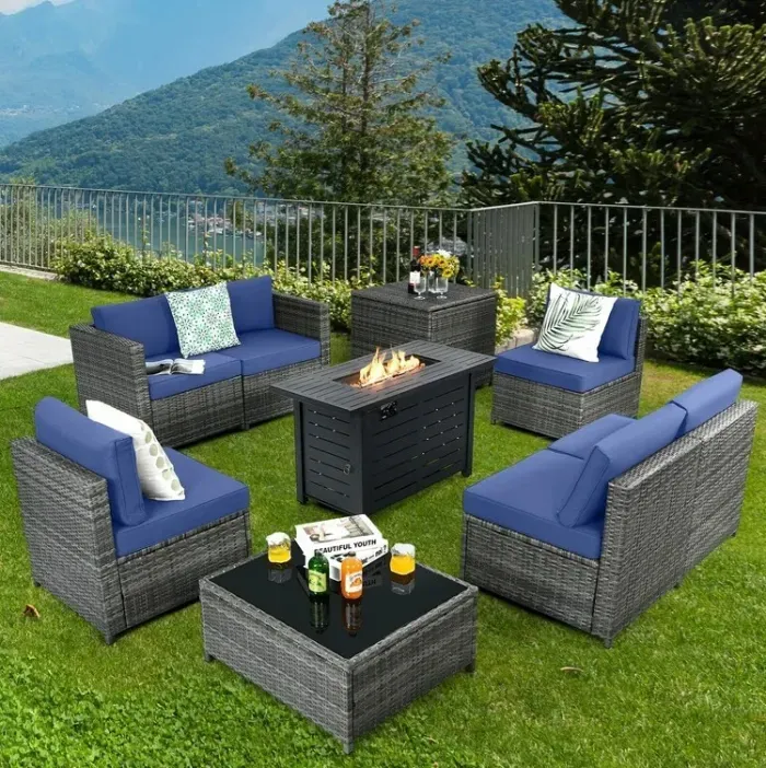 Rattan sofa set