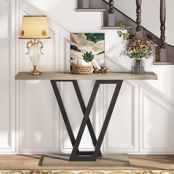 Industrial Console Table For Entryway