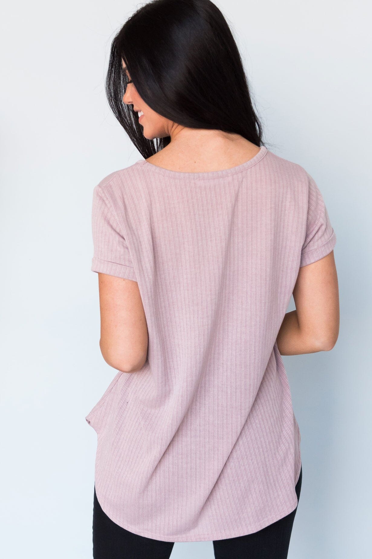 Your Favorite Ribbed Modest Tee