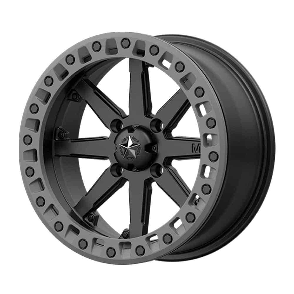 MSA Offroad Wheels M31 LOK2 MA31 14X10 4X110 S-BLK M-GRY RG 00MM