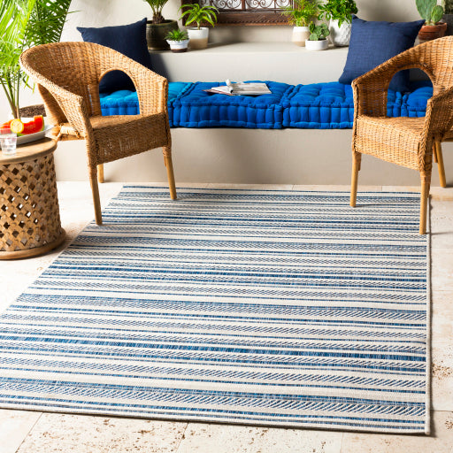 Eagean Indoor/Outdoor Navy Rug