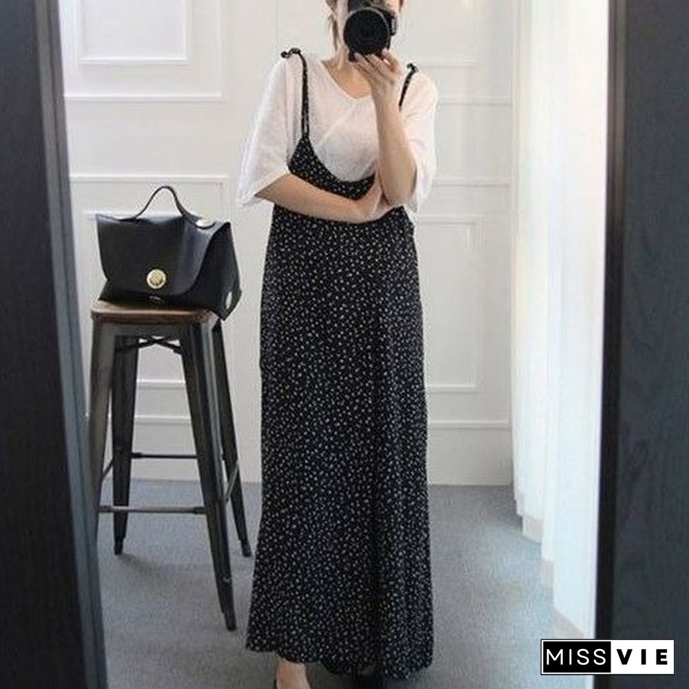 L-5Xl Jumpsuits Women Elegant Polka Dot Bandage Summer Leisure Clothing Popular Retro Female Holiday Loose Japaneses Style Ins