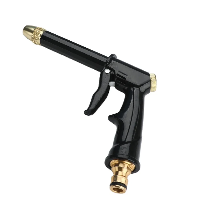 Brass Adjustable The Bullet Type Spray Nozzle Female Thread Garden and Irrigation Nozzles Cooling Down Atomization Sprinkler Gun