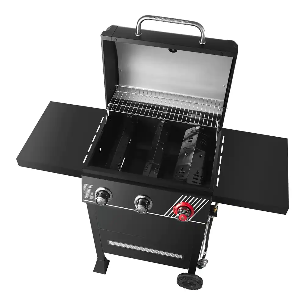 Dyna-Glo DGH353CRP 3-Burner Propane Gas Grill in Matte Black with TriVantage Multi-Functional Cooking System