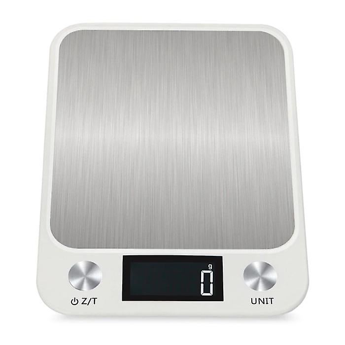 Stuff Certified® Kitchen Scale Digital - 10kg / 1g - Precision Digital Kitchen Scale White