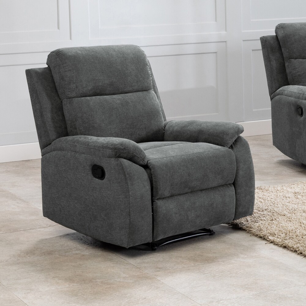 Contemporary Faux Leather Living Room Reclining Chair