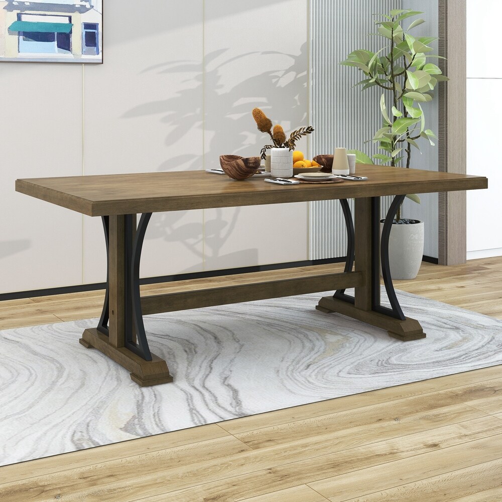 Retro Style Dining Table 78\