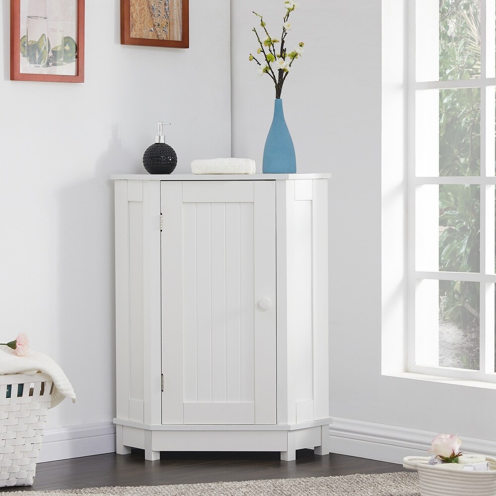 Bathroom Triangle Corner Storage Cabinet