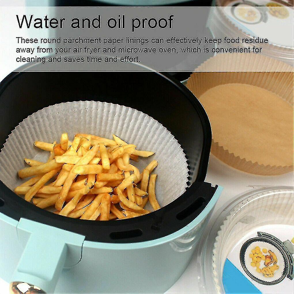 50/100 Pcs Air Fryer Disposable Paper Liner Non-stick Pan Parchment Baking Paper