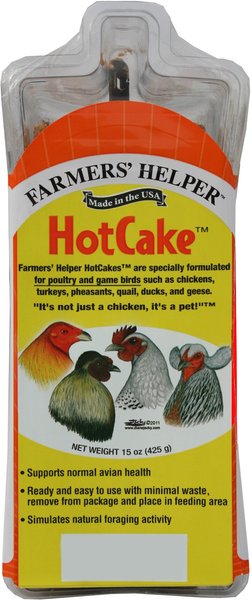 Farmers' Helper HotCake Poultry Treats， 15-oz block