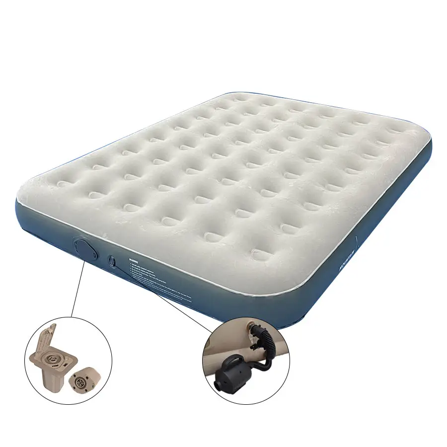 Personalisation da viaggio campeggio materasso Indoor Outdoor Universal Quick inflatable mattress with built in pump