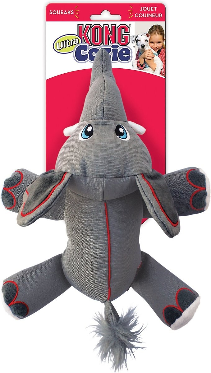 KONG Cozie Ultra Ella Elephant Dog Toy