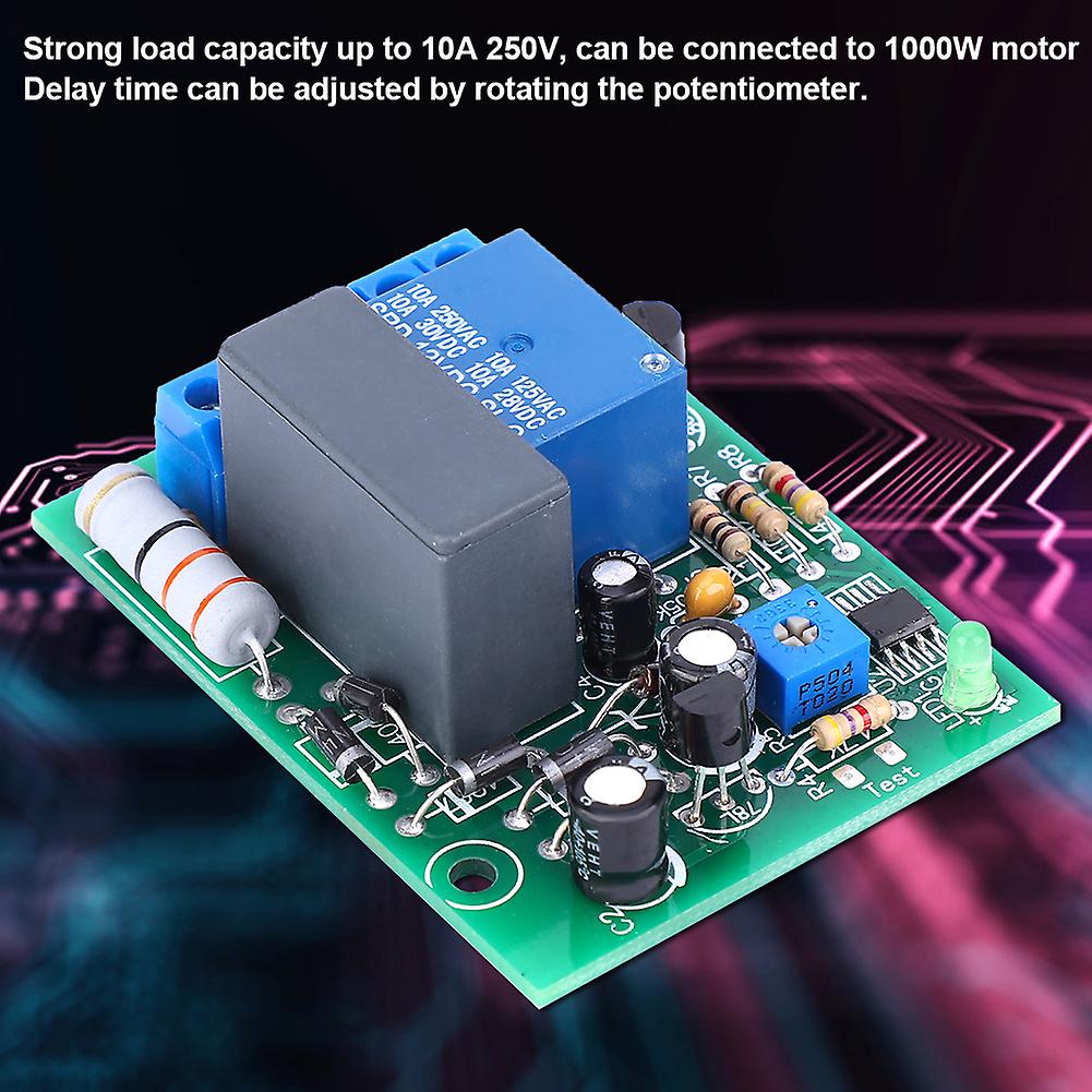 Ac 220v Delay Power On Module Timer Relay Switch For Electric Appliance Protection