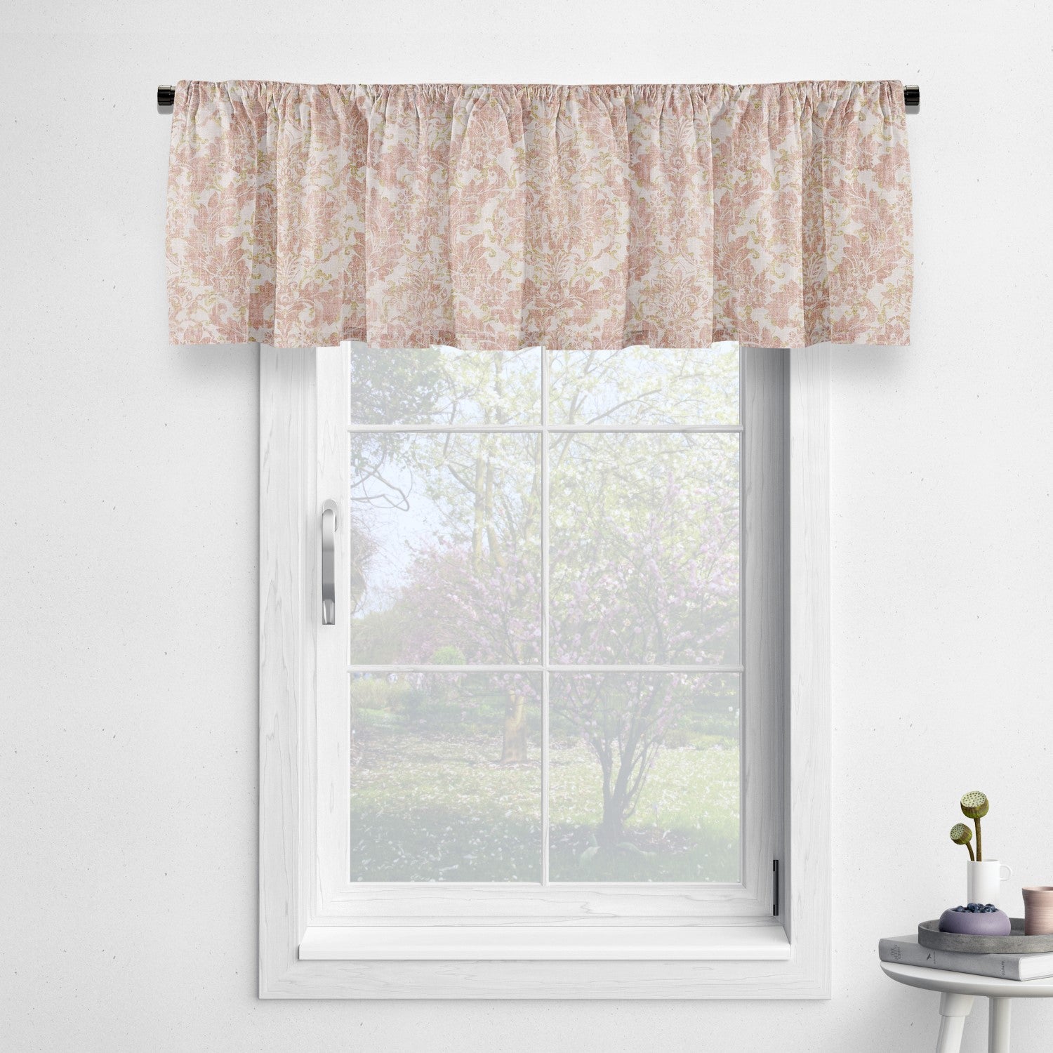 Damaskus Linen Blush Drapery