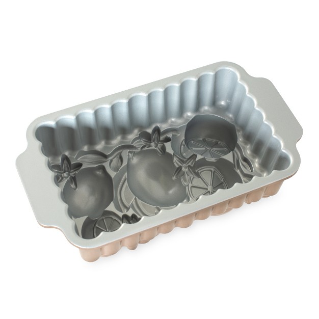 Nordic Ware Citrus Blossom Loaf Pan Brown