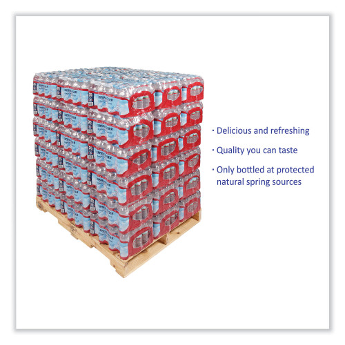 Crystal Geyser Alpine Spring Water， 16.9 oz Bottle， 35/Case， 54 Cases/Pallet (35001)