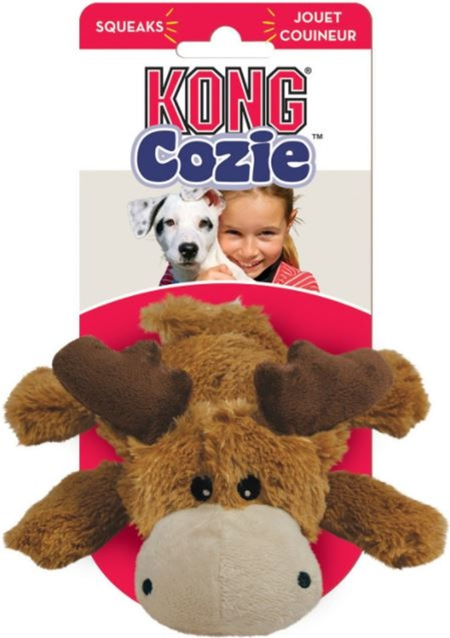 KONG Cozie Marvin the Moose Plush Dog Toy- MD