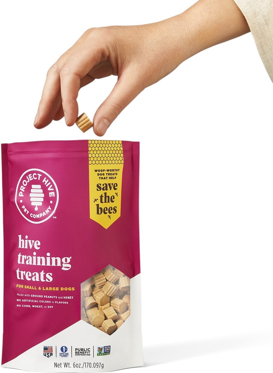 Project Hive Pet Company Training Soft and Chewy Dog Treats， 6-oz bag