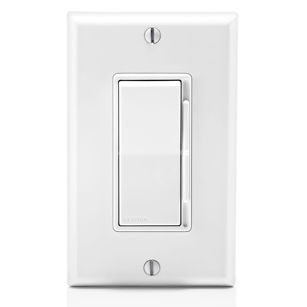 Leviton Decora Dimmer Switch White 1200W Full Range ;