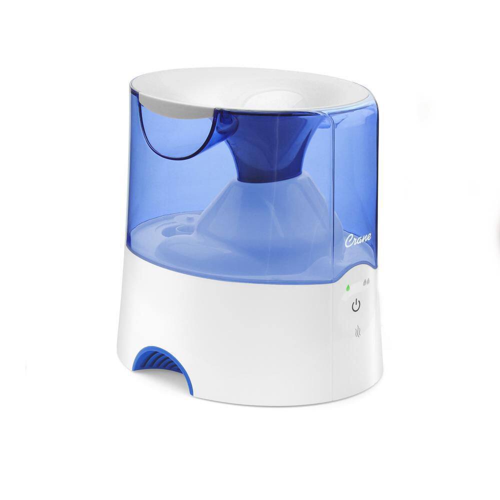 Crane 0.5 Gal. Warm Mist Humidifier with 2 Speed Settings for Small to Medium Rooms up to 250 sq. ft. EE-5202H