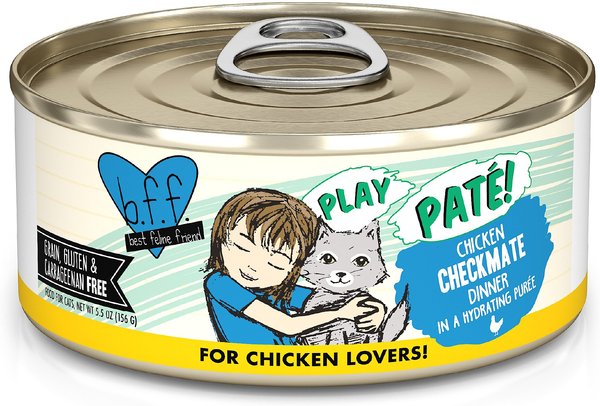 BFF Play Pate Lovers Chicken Checkmate Wet Cat Food