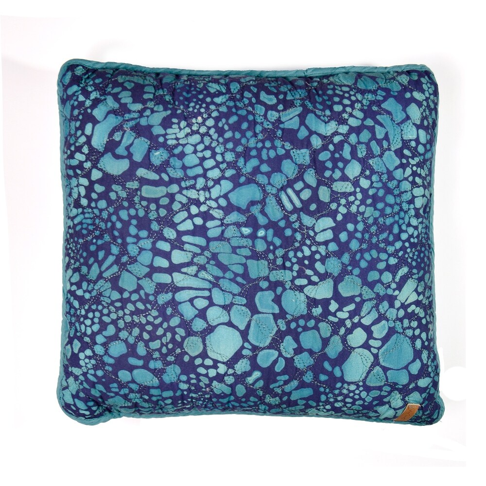 Donna Sharp Summer Surf Ocean Print Decorative Pillow