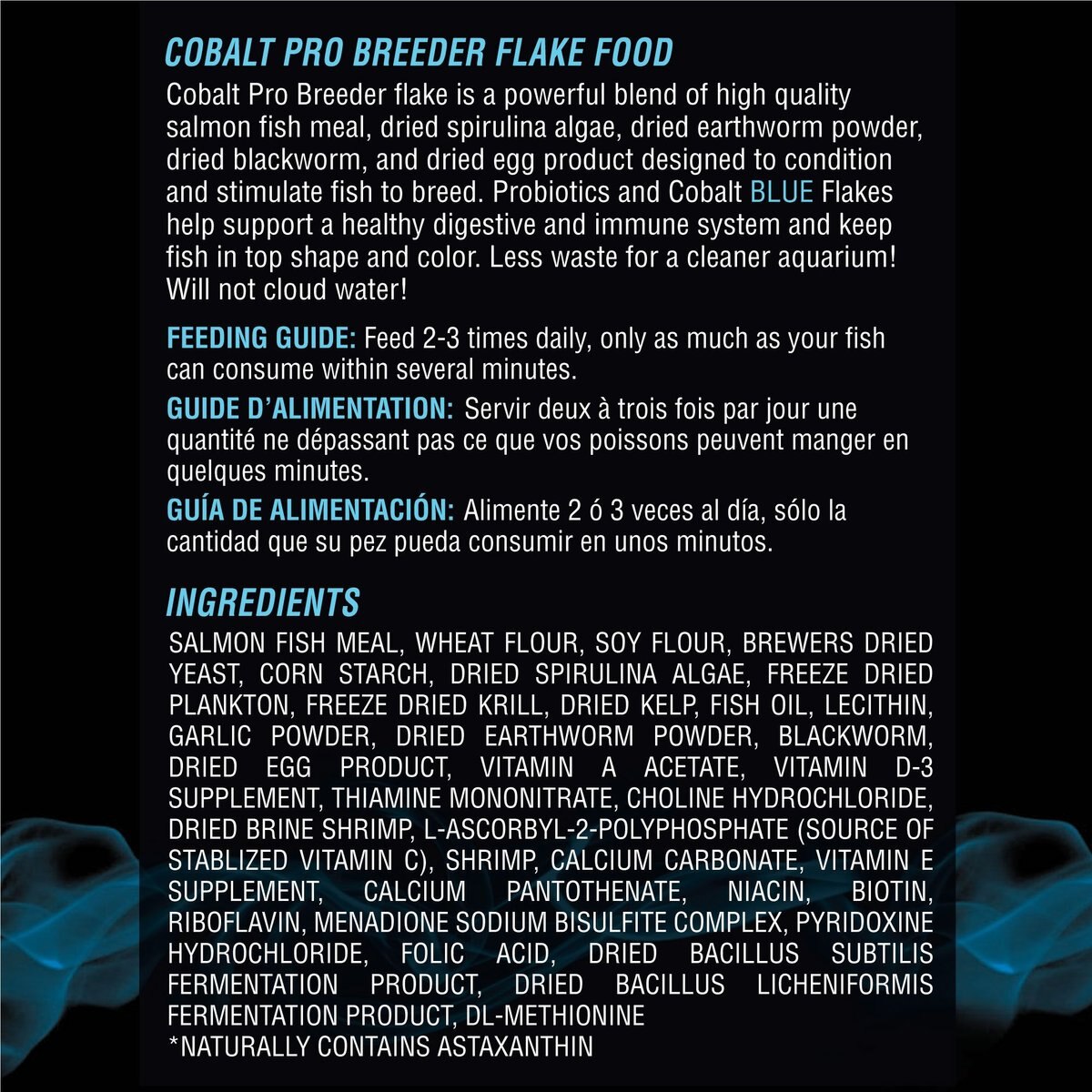 Cobalt Aquatics Pro Breeder Flakes Fish Food