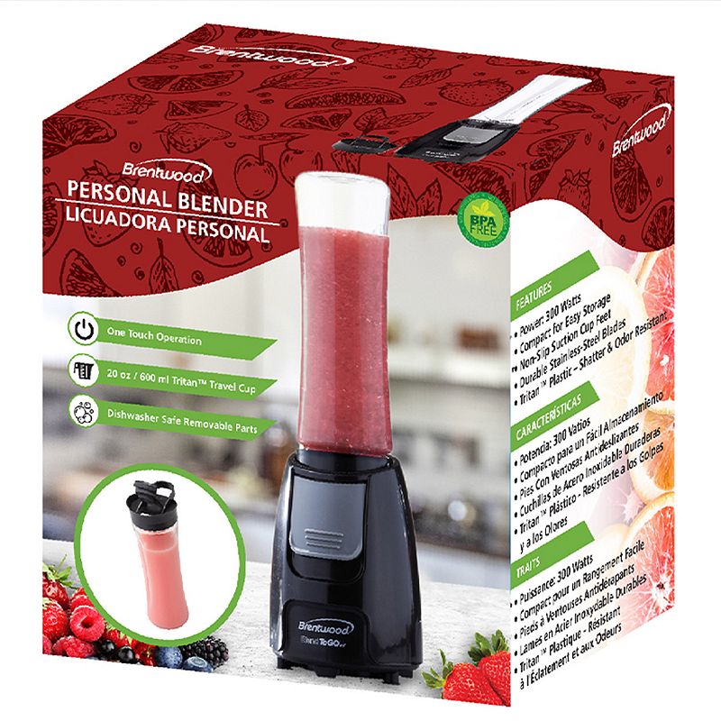 Brentwood Blend-To-Go Personal Blender-Black