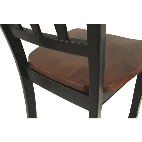 Signature Design by Ashley Owingsville Brown and Black Dining Chairs (Set of 2)