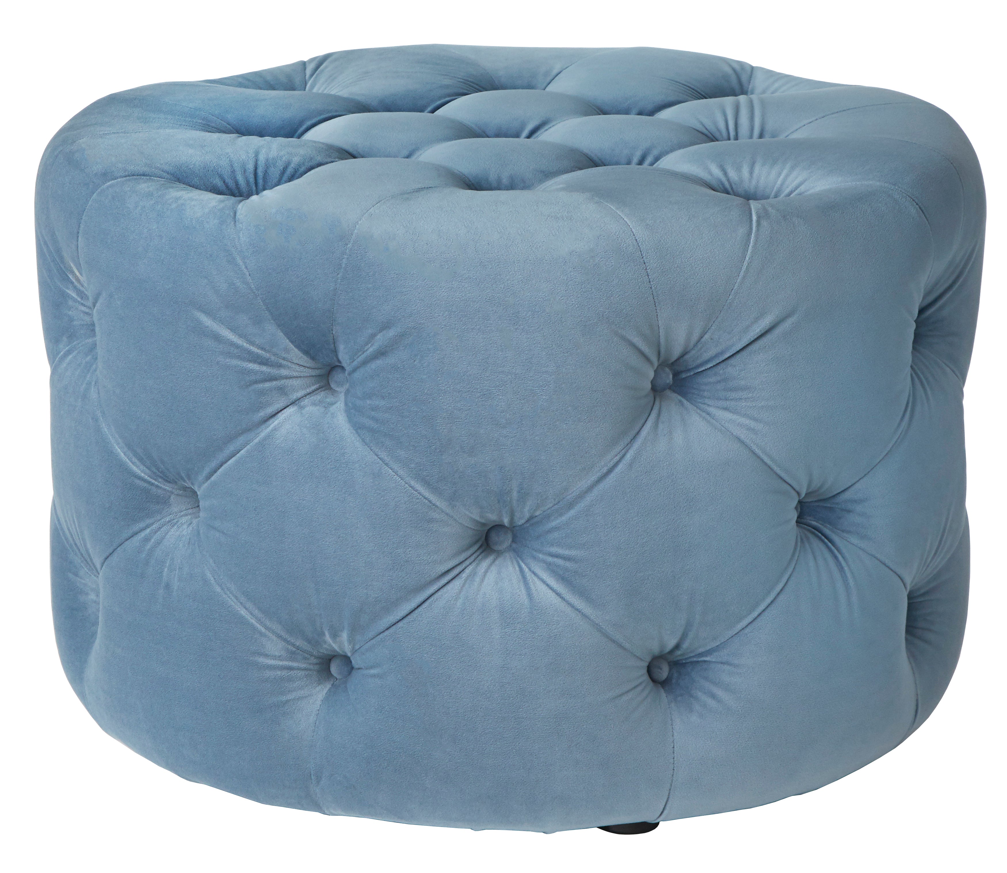 Ottoman - Scopi Round - in Blue