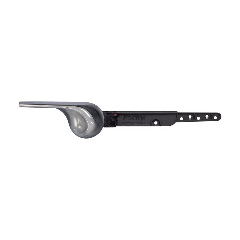 FLUSH HANDLE UNI BLK CRM