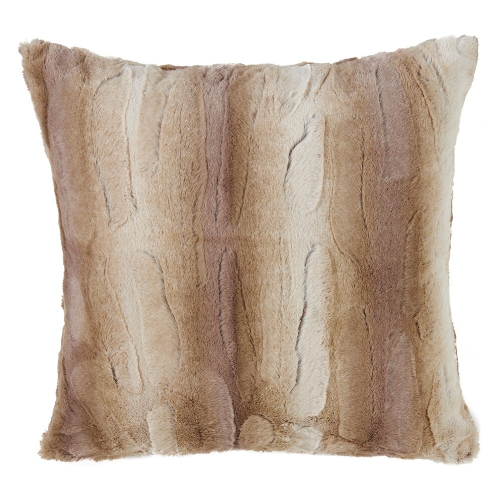 Faux Fur Decorative Floor Pillow