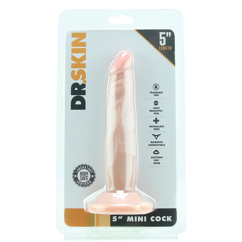 Dr. Skin 5 Inch Mini Cock in Beige